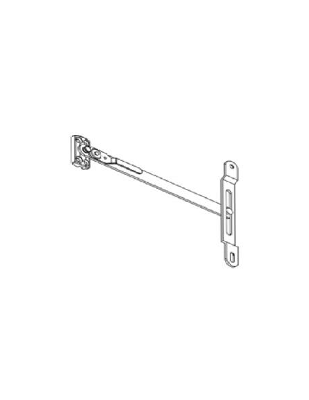 Bisagra Compás PVC 174 mm Inoxidable | Herraje Ventana PVC