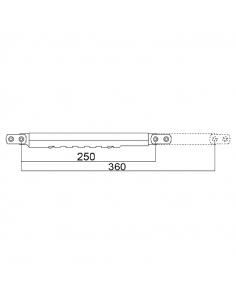 COMPAS CARRACA 6 DIENTES INOX F-304  ALUM. C.E. 2