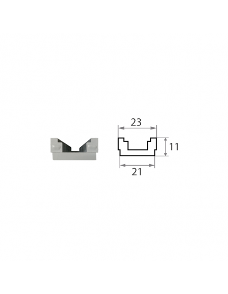 CALZO HOJA MULTIPUNTO (DOBLE) - DESNIVEL 21mm P3113 CALZO HOJA MULTIPUNTO (DOBLE) - DESNIVEL 21mm P3113
