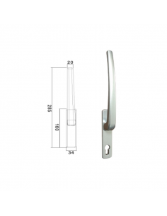 MANILLA ZEUS ELEVABLE BLANCO 9016 EXTER. C/BOCALL. 2