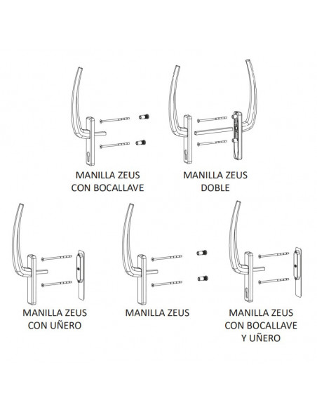 MANILLA ZEUS ELEVABLE NEGRO 9005 EXTER. C/BOCALL. MANILLA ZEUS ELEVABLE NEGRO 9005 EXTER. C/BOCALL.