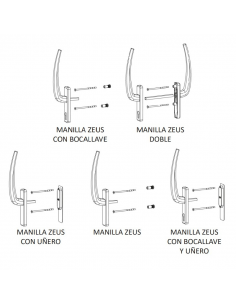MANILLA ZEUS ELEVABLE BRUTO EXTERIOR CON BOCALLAVE 2