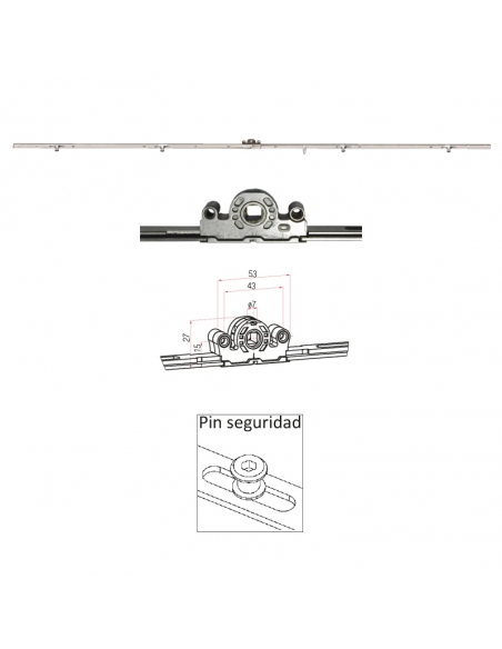 CIERRE MULT. CORR. 15 MM 800-1000 MM CIERRE MULT. CORR. 15 MM 800-1000 MM