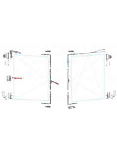 Kit Ob C Fija Cierre Lateral 13mm Blanco