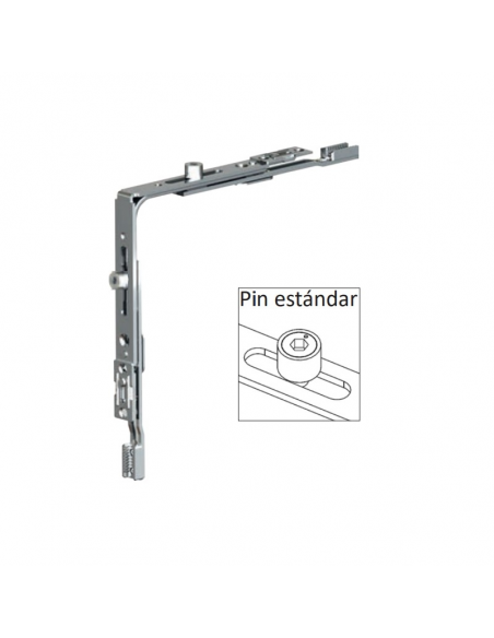 Ángulo de cambio HAUSEN P1055 – Seguridad reforzada para ventanas PVC y aluminio