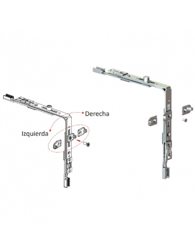 Ángulo de reenvío Microvent Standard – Microventilación para ventanas PVC y aluminio