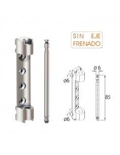 Soporte Compás Roto NX P 3/130 Kg RSIL sin Frenado – Herraje para Ventanas Practicables 2