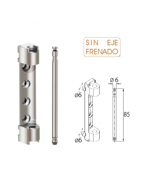 Soporte Compás Roto NX P 3/130 Kg RSIL sin Frenado – Herraje para Ventanas Practicables