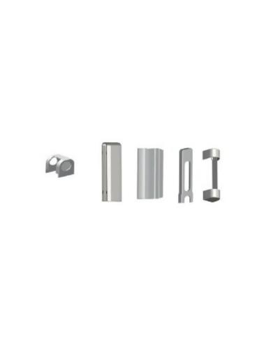 Cover Bisagra Kit KP001 Marrón para Ventanas PVC Oscilobatientes – Herraje de Cierre Seguro y Alta Durabilidad