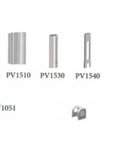Cover Bisagra Kit KP001‑9016 para Ventanas PVC Oscilobatientes – Herraje de Cierre Seguro y Alta Durabilidad
