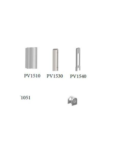 Cover Bisagra Kit KP001‑9016 para Ventanas PVC Oscilobatientes – Herraje de Cierre Seguro y Alta Durabilidad