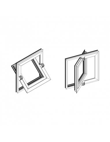 BISAGRA / NUDO PIVOTANTE C.E. BLANCO