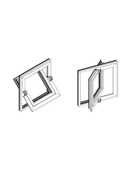 BISAGRA / NUDO PIVOTANTE S/2300 NEGRO