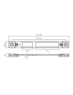 CERRADERO DOBLE REGULABLE C.E. INOX 2
