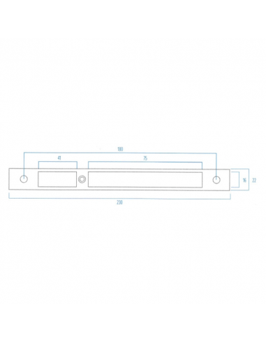 CERRADERO ALUM. REG. CE.L/BLANCO 5021/1