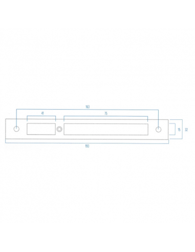 CERRADERO ALUM.REG.40X20 L/NEGRO  5013/2