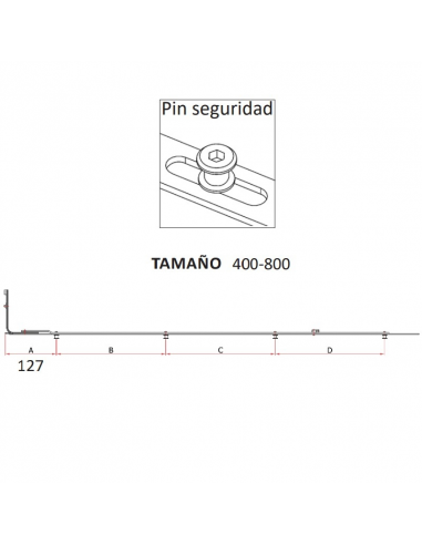 REENVIO TRASERO P.CIERRE SEG. 400-800