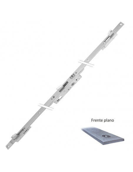 Cerradura Torken 3 Puntos 30 mm | Frente Plano CE Aluminio