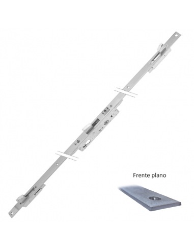 Cerradura Torken 3 Puntos 35 mm | Frente Plano CE Aluminio