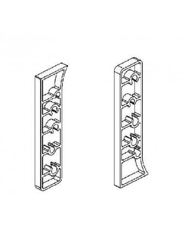 PLE. CALZO 7,5MM SOPORTES DE CARROS BLANCO 9016 (ALUMINIO)