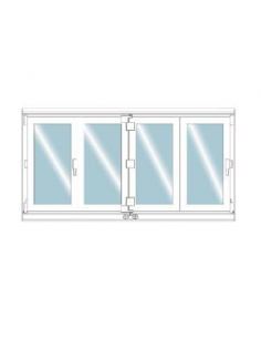 KIT PLEGABLE 431 ALUMINIO 9MM BLANCO 9016 - DANUBIO
