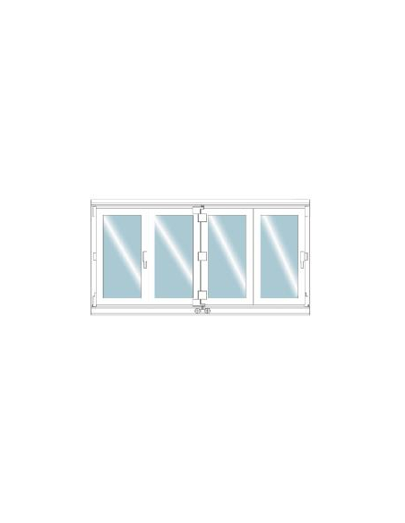 KIT PLEGABLE 431 ALUMINIO 9MM BLANCO 9016 - DANUBIO KIT PLEGABLE 431 ALUMINIO 9MM BLANCO 9016 - DANUBIO