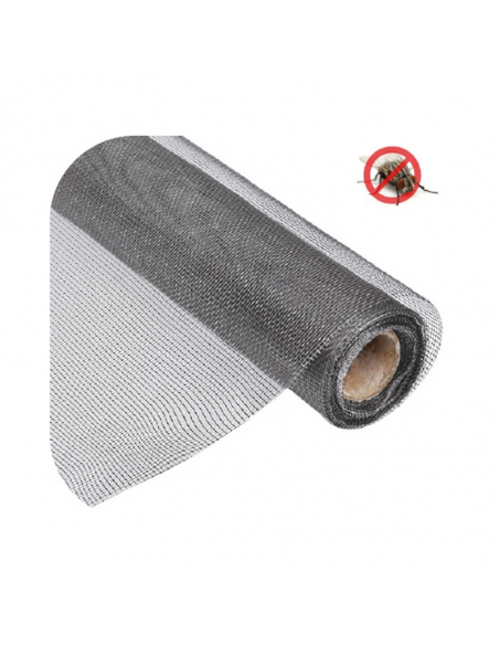 ROLLO TELA MOSQUITERA 100CM FIBRA VIDRIO GRIS 30Mts ROLLO TELA MOSQUITERA 100CM FIBRA VIDRIO GRIS 30Mts