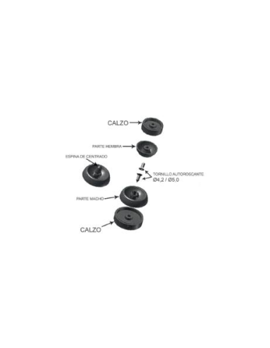 DISTANCIADORES P/CLIP RET. 33mm/45mm