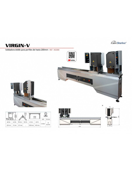 VIRGIN-V | Máquina de Corte Avanzado para Perfiles de Aluminio y PVC