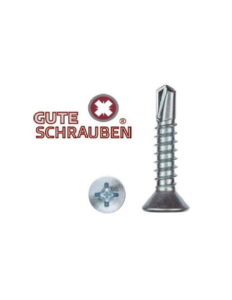 Tornillo Autotaladrante Gute Schrauben 7504-P 3,9 x 13 Inoxidable. Caja x 1000und Tornillo Autotaladrante Gute Schrauben 7504-P 3,9 x 13 Inoxidable. Caja x 1000und