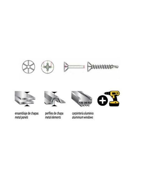 Tornillo Autotaladrante Gute Schrauben 7504-P 3,9 x 13 Inoxidable. Caja x 1000und Tornillo Autotaladrante Gute Schrauben 7504-P 3,9 x 13 Inoxidable. Caja x 1000und