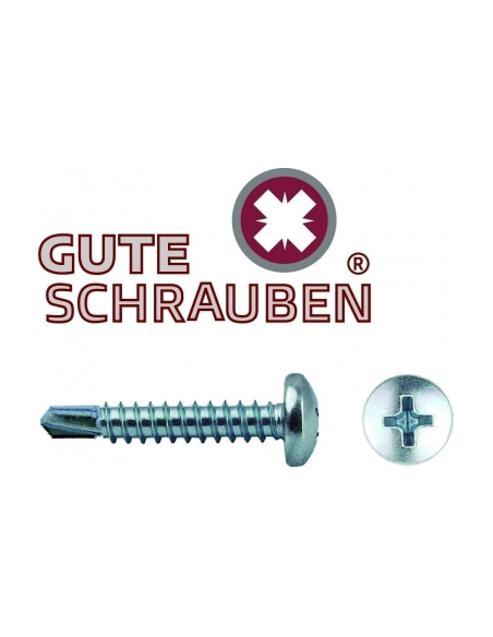 Tornillo Autotaladrante Gute Schrauben 7504-N 4,8 X 70 Inoxidable. Cabeza Alomada Bolsa x 4000 Tornillo Autotaladrante Gute Schrauben 7504-N 4,8 X 70 Inoxidable. Cabeza Alomada Bolsa x 4000