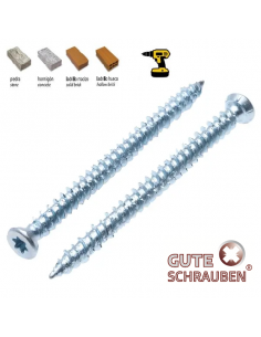 Tornillo de Hormigón Gute Schrauben 7,5 x 42 TORX   Resistencia y Precisión