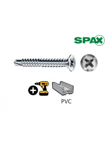 Tornillo SPAX WIROX FEX-A Perfil Dimensiones
