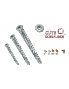 Tornillo Hormigón Gute Schrauben 7,5 x 92 Cincado, TORX 2
