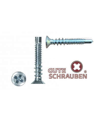 Tornillo Gute Schrauben - Acero cincado, de alta durabilidad