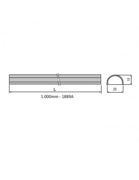 Juego varilla de conexión + embellecedor lothus 1889a 1000mm plata Tamaños Juego varilla de conexión + embellecedor lothus 1889a 1000mm plata Tamaños