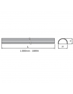 Juego varilla de conexión + embellecedor lothus 1889c 1400mm Inox en detalles 2