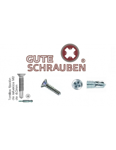 Tornillo Gute Schrauben Refuerzo 3.9 x 19 Resistencia y precision.