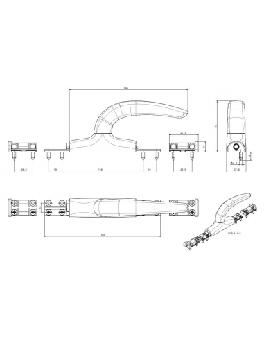 Cremona Lothus 1870 Inox - Dimensiones
