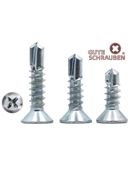 Tornillo Gute Schrauben 3,9 x 16, Vista varios tornillos Tornillo Gute Schrauben 3,9 x 16, Vista varios tornillos