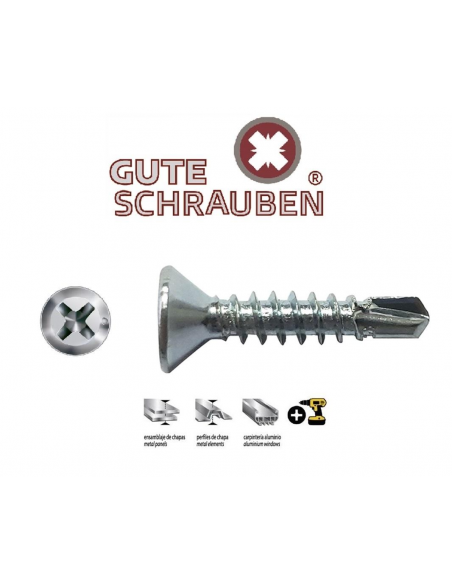Tornillo Gute Schrauben Refuerzo,3.9x16 Oval/Avella Tornillo Gute Schrauben Refuerzo,3.9x16 Oval/Avella