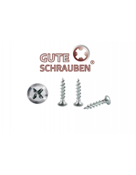 Tornillo Gute Schrauben Herraje - Acero cincado, de alta durabilidad Tornillo Gute Schrauben Herraje - Acero cincado, de alta durabilidad