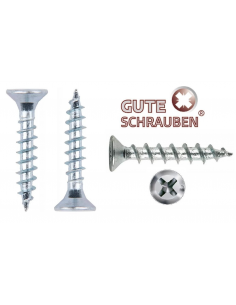 Tornillo Gute Schrauben Herrajes 4X32 - Vista Cabeza Oval/Avellana