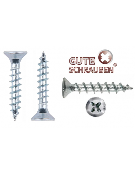 Tornillo Gute Schrauben Herrajes 4X32 - Vista Cabeza Oval/Avellana Tornillo Gute Schrauben Herrajes 4X32 - Vista Cabeza Oval/Avellana