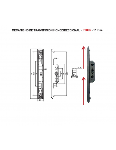 Esquema Mecanismo de tranmision P2895