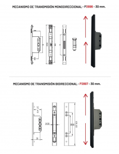 Mecanismo de transmisión Monodireccional E:30 2