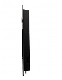 Cierre F98B Simple con llave negro parte frontal 2