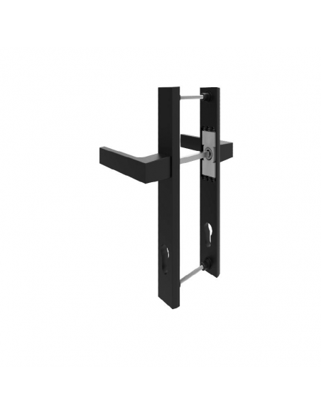 Juego Manilla Corvair Escudo 30/85 Negro 9005 imagen principal