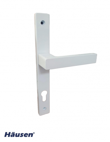 Juego Manilla Corvair Escudo 30/92 Blanco 9016 Imagen angular